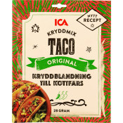 Kryddmix Taco mild 28g ICA.