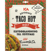 Kryddmix Taco Hot 28g ICA.