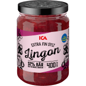Lingonsylt Extra fin 400g ICA.