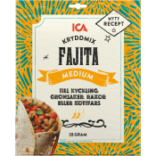 Kryddmix Fajita medium 28g ICA.