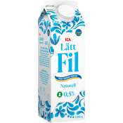 Lättfil Naturell 0,5% 1000g ICA.