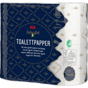 Toalettpapper Extra fint 4-p Miljömärkt ICA.