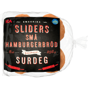 Hamburgerbröd Små 8-p 256g ICA.
