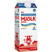 Standardmjölkdryck 3% Laktosfri 1,5l ICA.