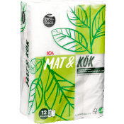 Hushållpapper Mat & Kök Storpack 12-p ICA.