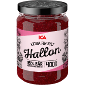 Hallonsylt Extra fin 400g ICA.