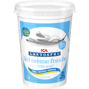 Lätt Crème Fraiche Naturell Laktosfri 13% 5dl ICA.