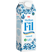 Mellanfil Naturell 1,5% 1000g ICA.