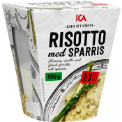 Färdigmat Risotto med Sparris 300g ICA.