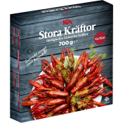 Kräftor Kinesiska stora Fryst 700g ICA.
