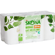 Hushållspapper 8-p Miljömärkt ICA Skona.