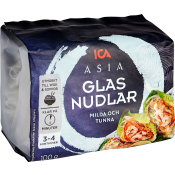 Glasnudlar 100g ICA Asia.