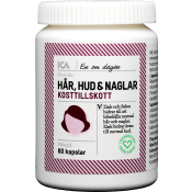 Multivitamin Hår Hud & Naglar Kosttillskott 60-p ICA Hjärtat.