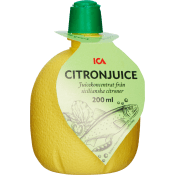 Citronjuice Från koncentrat 200ml ICA.