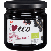 Gelé Svartvinbär Ekologisk 225g ICA I love eco.