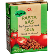 Pastasås Bolognese Vegansk 390g ICA.