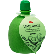 Limejuice från koncentrat 200ml ICA.