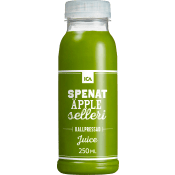 Juice Spenat äpple & selleri Kallpressad 250ml ICA.