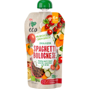 Barnmat Spaghetti bolognese 6m Ekologisk 120g ICA I love eco.