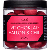 Lakritskulor Hallon & chili 140g Treatville.