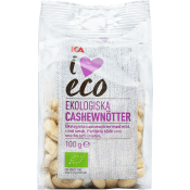 Cashewnötter naturell EKO 100g ICA Gott liv.