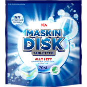 Maskindisktabletter 70-p ICA.