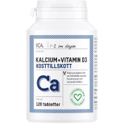 Kalcium + Vitamin D3 Kosttillskott 120-p ICA Hjärtat.