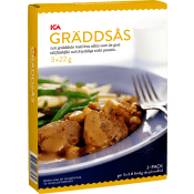 Gräddsås 3-p 900ml ICA.