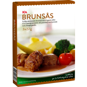 Brunsås 3-p 66g ICA.