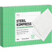 Steril kompress 10-p ICA Hjärtat.
