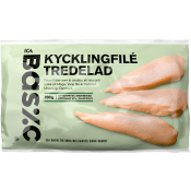 Kycklingfilé Delad 700g ICA Basic.