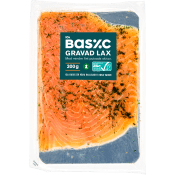 Lax gravad 300g ICA Basic.