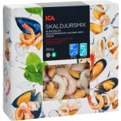 Skaldjursmix frysta 350g ICA.