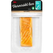 Lax Färsk Varmrökt 125g Miljömärkt ICA.