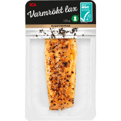 Lax Färsk Varmrökt Peppar 125g Miljömärkt ICA.