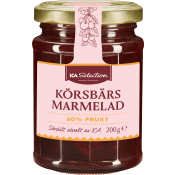 Marmelad Körsbär 200g ICA Selection.