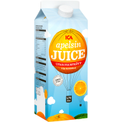 Apelsinjuice utan Frukkött 1,75l ICA.