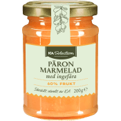 Marmelad Päron och Ingefära 200g ICA Selection.