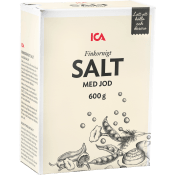 Salt Finkornigt med Jod 600g ICA.