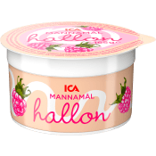 Mannamål Hallon 165g ICA.