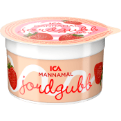 Mannamål Jordgubb 165g ICA.