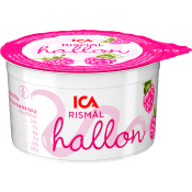 Rismål Hallon 2,8% 175g ICA.