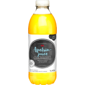 Apelsinjuice utan Fruktkött 1l ICA.