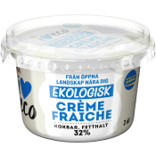 Crème fraiche 32% 2dl ICA I love eco.