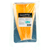 Lax Färsk Varmrökt i bit 600g Miljömärkt ICA.
