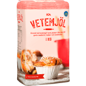 Vetemjöl 1kg ICA.
