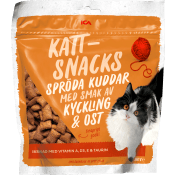 Kattsnacks Kyckling & Ost 180g ICA.
