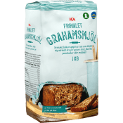 Grahamsmjöl finmalet 1kg ICA.