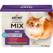 Kattmat Kött i sås 12-p ICA.