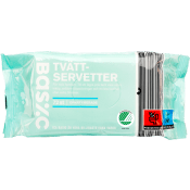 Babytvättservetter parfymfri 72-p ICA Basic.